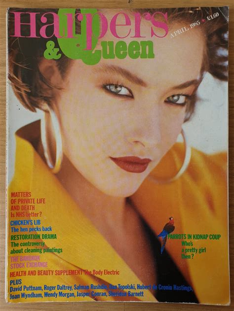 Harpers And Queen Uk April 1985 Birthday T Present British Etsy Uk