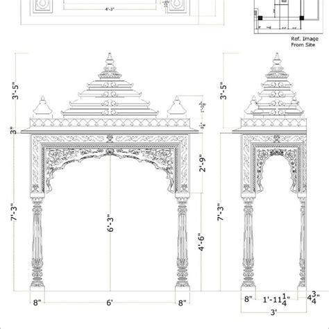 Mandir Drawing Temple Design Temple Design For Home Indian Temple