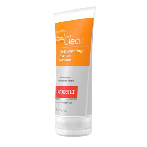 Neutrogena Rapid Clear Oil Eliminating Foaming Facial Cleanser For Oily