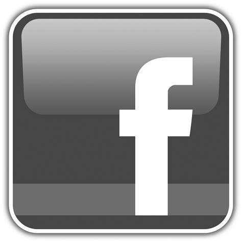 Gray Facebook Icon At Collection Of Gray Facebook