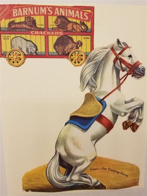 Vintage Circus Animals And Ringmaster Clip Art 3 Sheets Horse Etsy