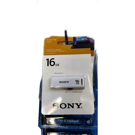 Sony Usm16gr Usb Flash Drive Memory Size 16 Gb At Rs 350piece In