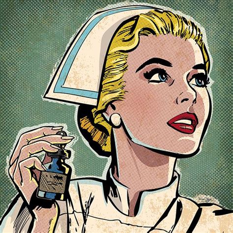 nurse creation Bruno Pozzo © 2014 | Fumetti pop art, Disegni realistici