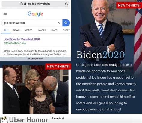 A Parody Website Is Outranking Joe Bidens Official Campaign Page
