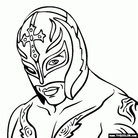 Free Wwe Wrestling Coloring Pages