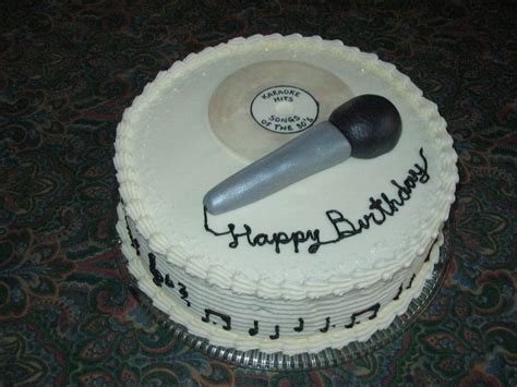 Karaoke Birthday Cake