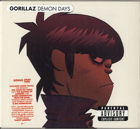Gorillaz Demon Days Uk 2 Disc Cddvd Set 324086