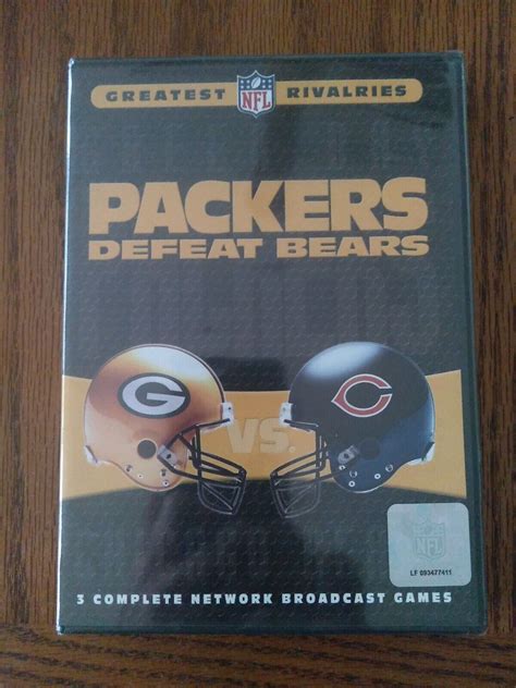 Nfl Greatest Rivalries Gb Packers Defeat Bears Dvd New Sealed Ebay