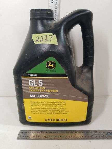 John Deere Gl 5 Gear Lubricant Sae 80w 90 378l 1 Gal Us Wild