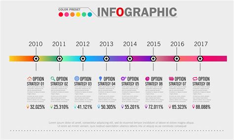 Business Timeline Infographic Template Vector Art At Vecteezy