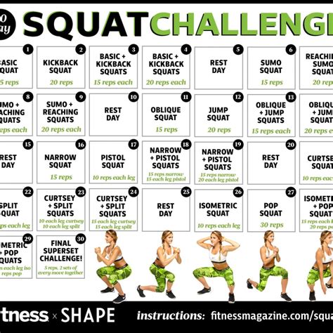 Meredith Squat Challenge 30 Day Squat Challenge 30 Day Squat