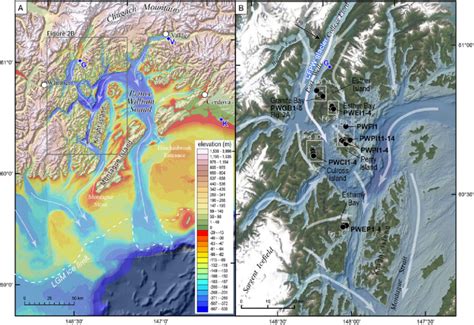 Geographic Setting Of The Prince William Sound Pws And Cosmogenic