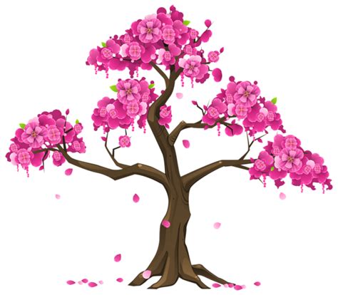 Pink Tree Png Clipart Image Pink Trees Tree Art Tree Drawing