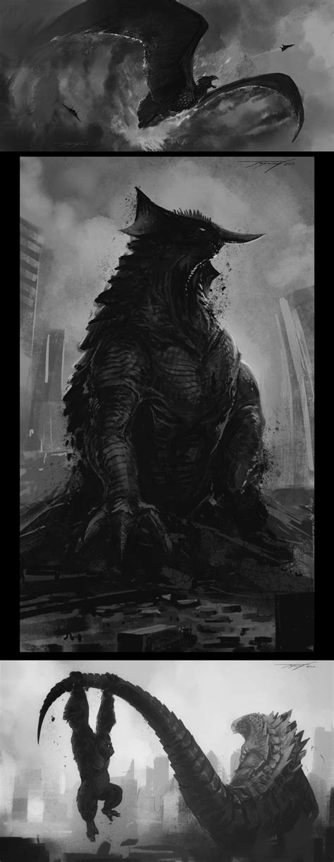 Monstermarch Day 10 11 12 By Tapwing On Deviantart All Godzilla