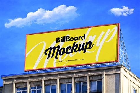 Free Building Billboard Mockup Psd