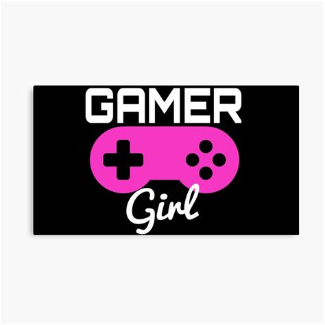 Download Simple Girl Gamer Logo Wallpaper