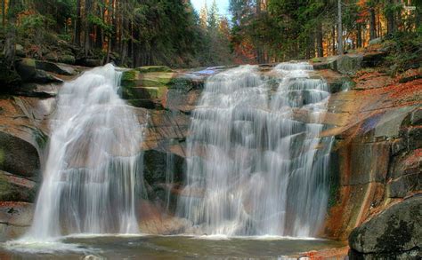 Rock Waterfall Rocks Nature Waterfalls Rocky Hd Wallpaper Peakpx