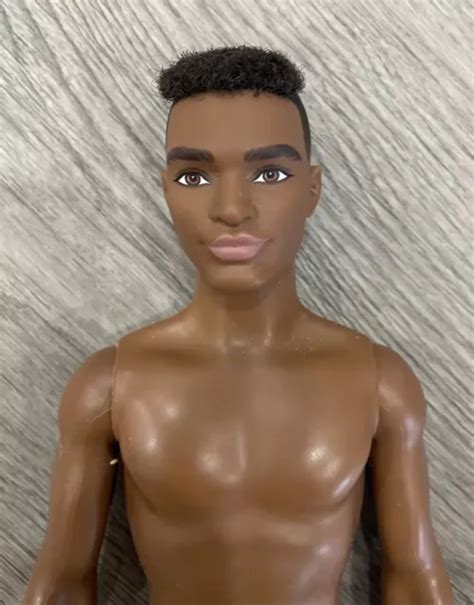 Barbie Ken Fashionistas Nude Boy Doll With Rooted Brunette Hair