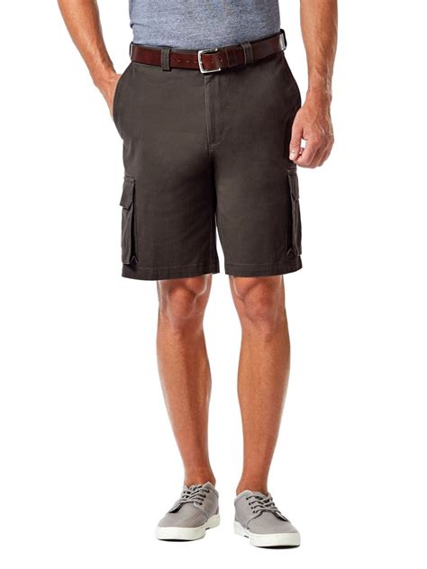 Haggar - Haggar Men's Expandable Waistband Stretch Comfort Cargo Shorts