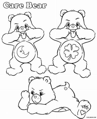 Coloring Care Bears Pages Bear Cousins Printable