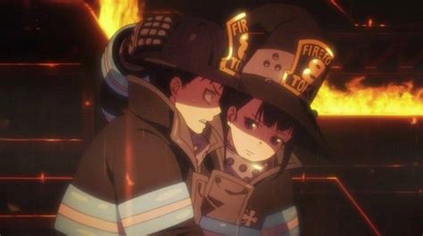 Fire Force Episode 01 Maki Encourage Shinra Anime Shinra Kusakabe Fire