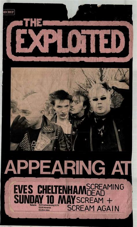 The Exploited Punk Bands Posters Punk Poster Punk Music