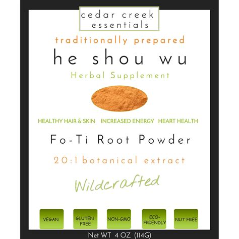 Fo Ti Root Extract Powder He Shou Wu 201 Herbal Extract Concentrate