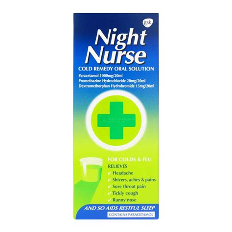 Night Nurse Cold And Flu Liquid 160ml Inish Pharmacy Ireland