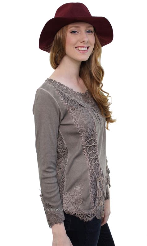 Cholera Vintage Victorian Lace Up Blouse In Ecru My Pretty Angel