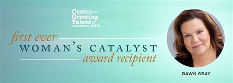 Dawn Gray Receives First Ever Womens Catalyst Award From Center For