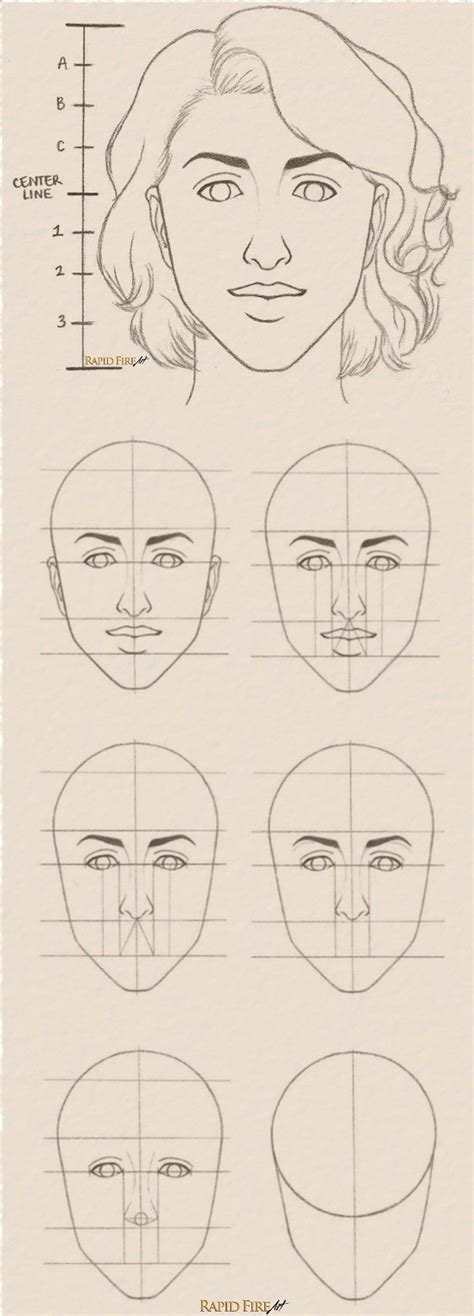 Drawing Pencil Portraits Tutorial How To Draw Female Face Step By