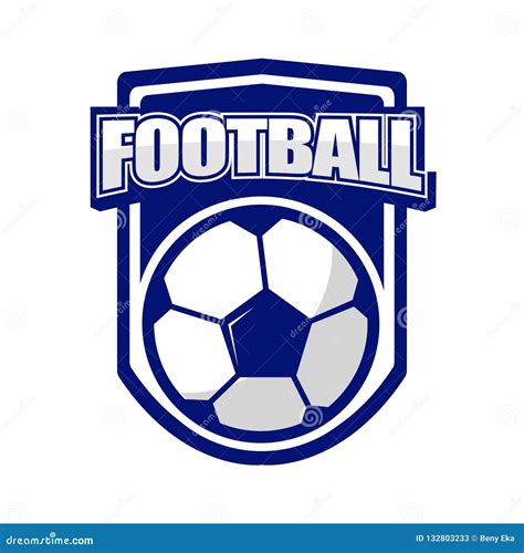 Football Logo For Sport Club Stock Vector Illustration Of Sport