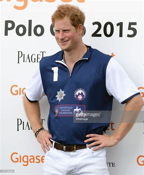 Prince Harry Attends The Gigaset Charity Polo Match At The Beaufort