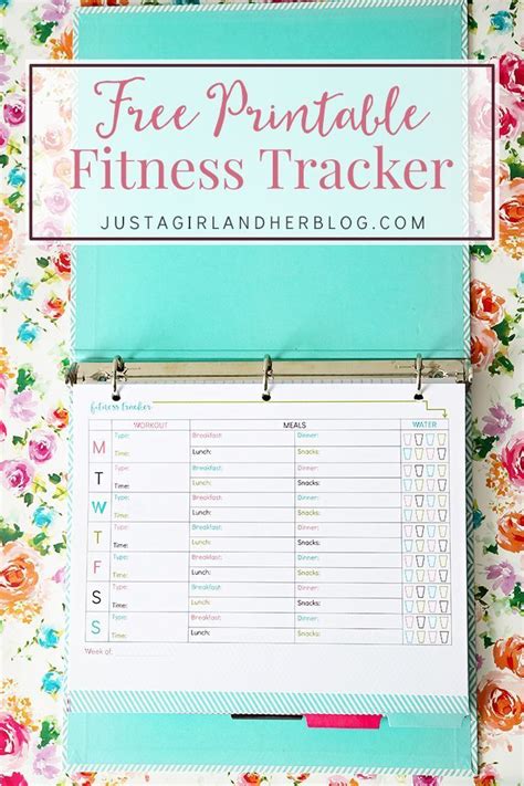 Love This Free Printable Fitness Tracker For Helping Me Keep Track Of