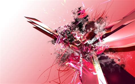 Pink Abstract Free Desktop Wallpapers For Widescreen Hd