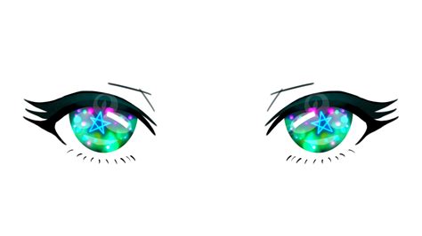 Oczy Anime Styl Manga świecące Różowe Oczy Dziewczyny Oczy Postać Z