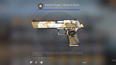 Csgo Desert Eagle Bronze Deco Minimal Wear Skin Showcase And