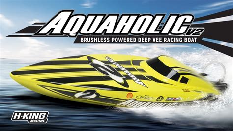 H King Marine Aquaholic V2 Rtr Brushless 4s Deep Vee Racing Boat