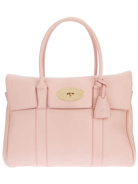 Mulberry Bayswater Bag In Pink And Purple Pink Lyst