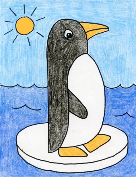 Wholesome memes aww anime & manga video. Draw an Easy Penguin | Penguin drawing, Penguin art, Basic ...