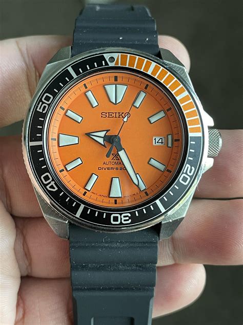 Wts Seiko Samurai Orange Srpc07 In Great Condition 275 Rwatchexchange
