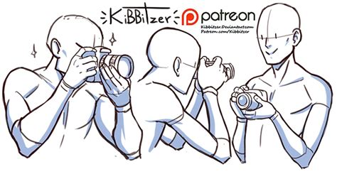 Holding Camera Preview Kibbitzer On Patreon Drawing Reference
