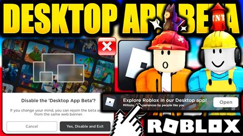 New Desktop App Beta Updates And How To Disable It Roblox Youtube