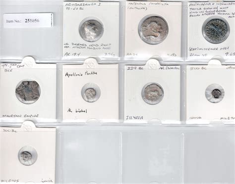 Ancient Greece Lot Of 8 Silver Coins Stephen Album Rare Coins
