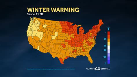 Winter Is Warming Across The Us The Weather Gamut