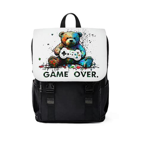 Game Over Backpack White Edition Etsy
