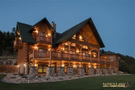 Spearfish Countrys Best Log Home From Golden Eagle Log