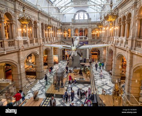 Interior Of The Kelvingrove Art Gallery And Museum In Glasgow Scotland