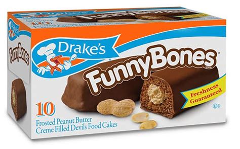 Drakes Cakes Funny Bones Drake Cake Bones Funny Food