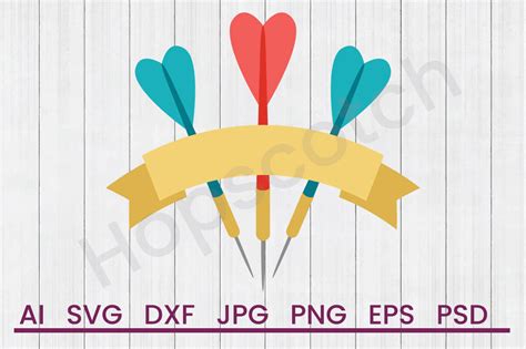 Throwing Darts Svg File Dxf File By Hopscotch Designs